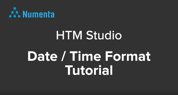 Numenta | Date/Time Format